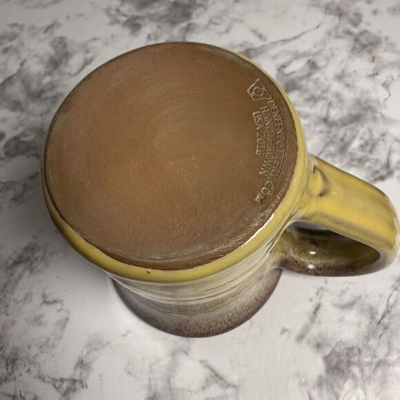 Deneen Pottery Coffee Mug Long Dell Inn Centerville Cape Cod 2016 Souvenir - Picture 4 of 5